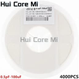 1Reel 4000pcs 0805 smd Capacitor ceramic 1PF-10UF 4.7PF Gepyun 330PF 680PF 22NF 33NF 220NF 1UF 2.2UF 4.7UF 10UF original