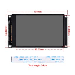 Elecrow 4.0 inch SPI Module IPS TN Capacitive Touch Screen 320x480 Driver ST7796 for Consumer Electronics Industrial Fields