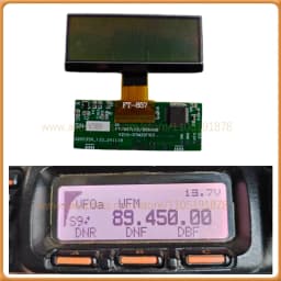 Oem LCD Alternative For Y-AESU FT-857D FT-857 FT857 FT857D LCD Display Replacement Part's Z-eBra Stripes Issue