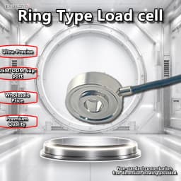 Ring Load Cell, Stainless Steel, High Accuracy, Non-Standard Customization Available for Various Ranges