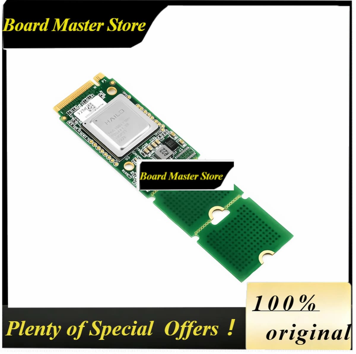 BoMaSRaspberry Pi 5th Generation Hailo-8 Artificial Intelligence Ai Kit .2 Interface 26tops Coputing Power