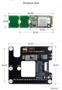BoMaSRaspberry Pi 5th Generation Hailo-8 Artificial Intelligence Ai Kit .2 Interface 26tops Coputing Power