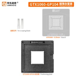 Amaoe BGA Reballing Stencil For DDR5/DDR6/BGA170/BGA180/DDR5X/BGA190 Video Memory Chip Graphics Tin Planting Solder Template