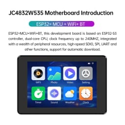 ESP32 3.5-inch capacitive touch screen ESP32-S3 WIFI Bluetooth development board 320x480 RGB 65K screen AXS15231B driver chip