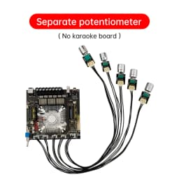 2.1 Channel Bluetooth 5.0 Subwoofer DC15-36V Amplifier Board 220WX2+350W Power Audio Stereo Amplifier Board Bass AMP AUX