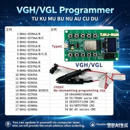 TU KU MU BU NU AU CU DUVGH/VGL Programmer