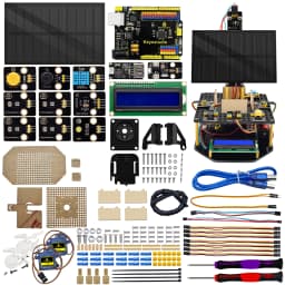 Keyestudio Acrylic Smart Solar Tracker System Tracking Starter Kit For Arduino STEM Programming Kit DIY Mobile Phone Charging