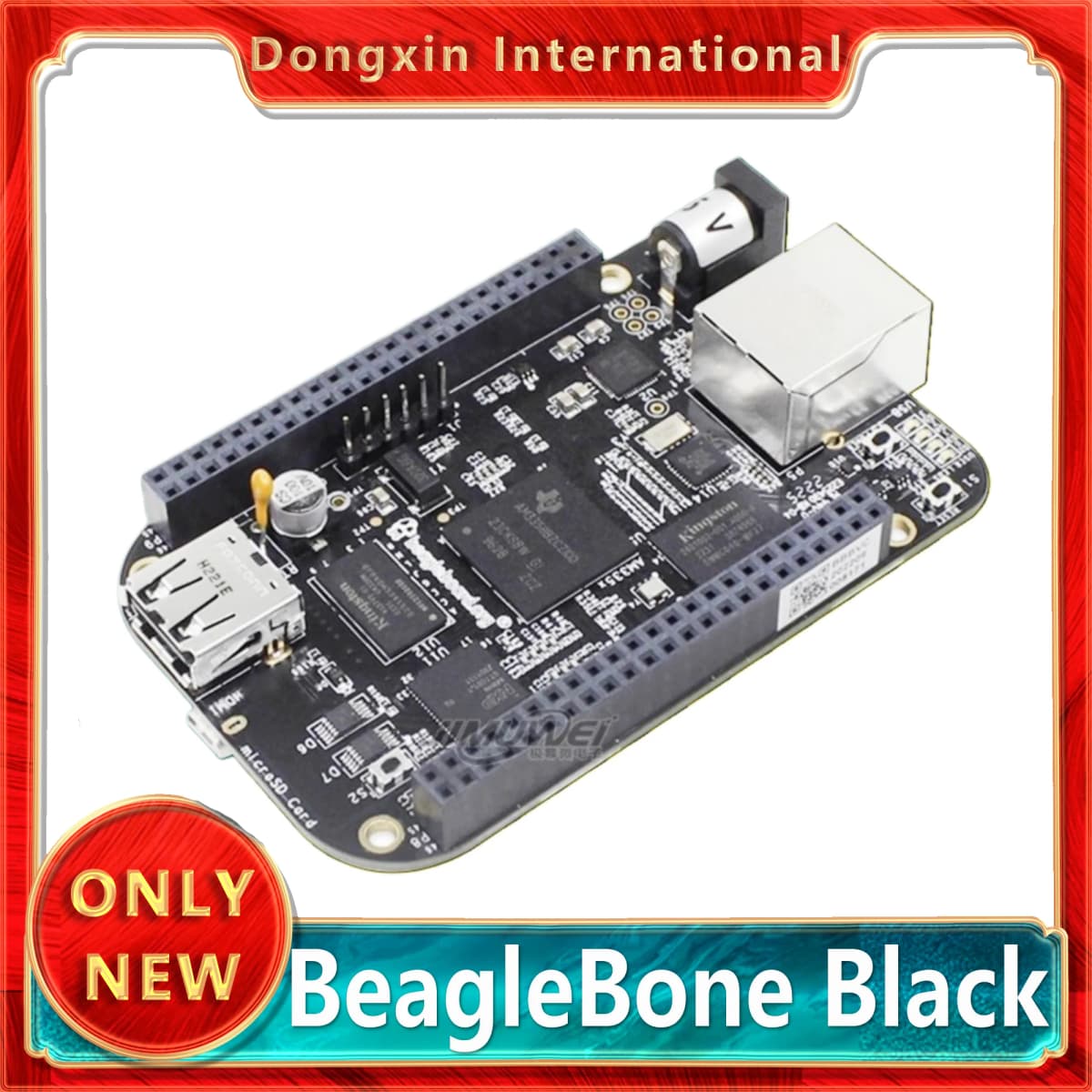 BeagleBone Black AM3358 ARM Cortex-A8 MCU, 4GB eMMC board;