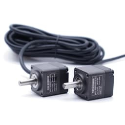27mm Absolute Rotary Encoder RS485 RS232 CAN CANopen Modbus RTU Communication 6mm Solid Shaft IP54