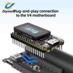WiFi LoRa 32 V4 Meshtastic ESP32-S3R2 SX1262 LoRa Module 3.5 Touch Screen L76K GNSS Low Power Solar Powered IoT Monitoring Node