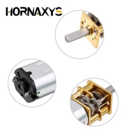 10pcs GA12-N20 DC 3V/6V/12V N20 Mini Micro Metal Gear Motor with Gearwheel DC Motors 15/30/50/60/100/200/300/500/1000RPM DIY Kit