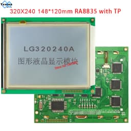 320x240 Lcd Display Panel RA8835 Blue or FSTN White Touch Panel LG320240A instead WG320240C0-TMI-TZ# HG32024014