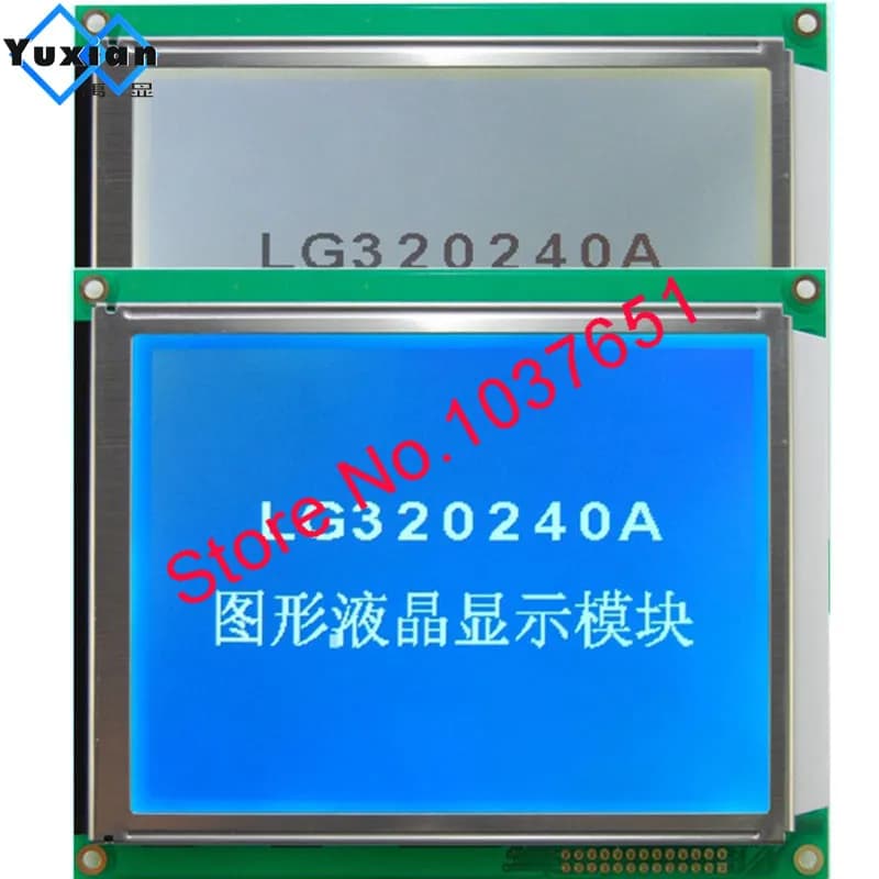 320x240 Lcd Display Panel RA8835 Blue or FSTN White Touch Panel LG320240A instead WG320240C0-TMI-TZ# HG32024014