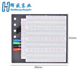 3220 Holes Solderless Breadboard Solderless Circuit Test Board ZY-208 MB-102 Four Combination Boards
