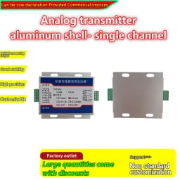 Load Cell Signal Transmitter 0-10V 4-20mA Output Strain Gauge Sensor Amplifier DC12-24V Aluminum Housing Strain Gauge Sensors