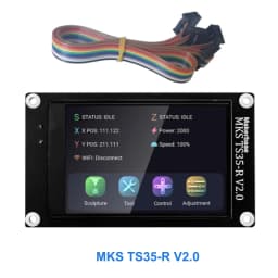 Makerbase MKS TS35-R V2.0 3.5 inch Smart Touch LCD Display Compatible with MKS DLC32 Offline Control Desktop Laser engraver
