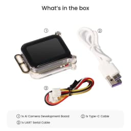 Elecrow ESP32-S3 Mini AI Vision Camera Module with 1.83inch Screen WiFi BLE Audio Control Dev Kit for IoT Projects