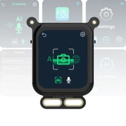 Elecrow ESP32-S3 Mini AI Vision Camera Module with 1.83inch Screen WiFi BLE Audio Control Dev Kit for IoT Projects