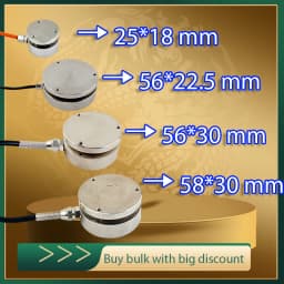 Multiple Size Mini Load Cell Weighting Sensor 50kg 100kg 1t 2t 3t 5t Spoke Force Sensor for Automation Industrial Measuring