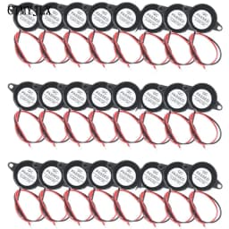 100pcs SFM-20B 85dB High Decibel Active Buzzer Alarm Speaker DC 3-24V Continuous Sound 2312 Piezoelectric Piezo DIY Electronic