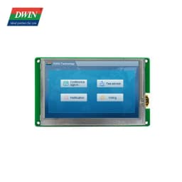 DWIN 4.3 Inch 800x480 TFT LCD Display Module IPS Industrial Grade HMI TTL/RS232 High Brightness Touch Screen DMG80480T043_09W