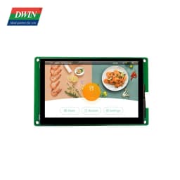 DWIN 4.3 Inch 800x480 TFT LCD Display Module IPS Industrial Grade HMI TTL/RS232 High Brightness Touch Screen DMG80480T043_09W