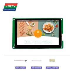 DWIN 4.3 Inch 800x480 TFT LCD Display Module IPS Industrial Grade HMI TTL/RS232 High Brightness Touch Screen DMG80480T043_09W