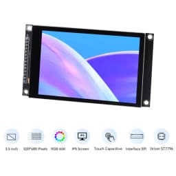 Elecrow 3.5 inch SPI Module IPS TFT Capacitive Touch Screen 320x480 Driver ST7796 for Consumer Electronics Industrial Fields