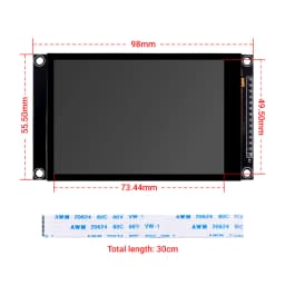 Elecrow 3.5 inch SPI Module IPS TFT Capacitive Touch Screen 320x480 Driver ST7796 for Consumer Electronics Industrial Fields
