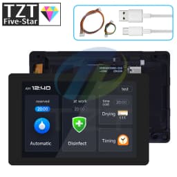 1/3PCS ESP32 Development Board - WT32-SC01 PLUS with 3.5 inch 320X480 capacitive Multi-Touch LCD screen Built-In bluetooth WIFI
