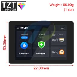 1/3PCS ESP32 Development Board - WT32-SC01 PLUS with 3.5 inch 320X480 capacitive Multi-Touch LCD screen Built-In bluetooth WIFI