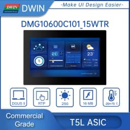 DWIN 10.1 Inch HMI Intelligent Display IPS 1024x600 LCD Module Resistive Touch Panel With Casing For Arduino DMG10600C101_15WTR