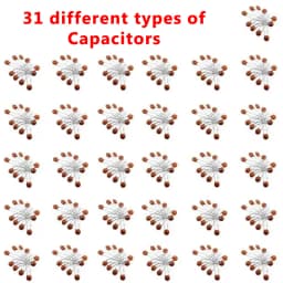 2110PCS Electronic Components Kit Ultimate Edition Various Common Capacitors Resistors T0-92 LED PCB Board DIP-IC Breadboard