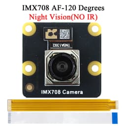 12MP IMX708 Camera Module Auto Focus Night Vision 75 120 Degree For Raspberry Pi 5 4 4B 3B+ ZERO 2 W CSI 22Pin 15Pin HD Webcam
