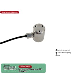 Micro Column Load Cell 0-50kg 2.0mV/V Output Stainless Steel Pressure Sensor Anti-corrosion 10kHz FastResponse OEM Customizable
