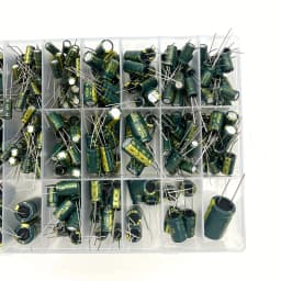 335Pcs Aluminum Electrolytic Capacitor Kit 24Values 10V-400V Capacitors Assortment Kit 2.2UF 22UF 10UF 47UF 100UF 470UF 1000UF