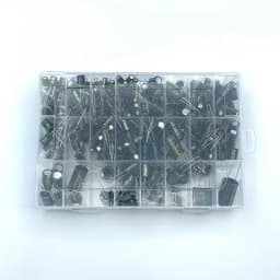335Pcs Aluminum Electrolytic Capacitor Kit 24Values 10V-400V Capacitors Assortment Kit 2.2UF 22UF 10UF 47UF 100UF 470UF 1000UF