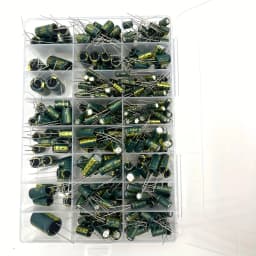 335Pcs Aluminum Electrolytic Capacitor Kit 24Values 10V-400V Capacitors Assortment Kit 2.2UF 22UF 10UF 47UF 100UF 470UF 1000UF
