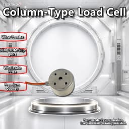 High Precision Flat Column Load Cell 5kg 10kg 50kg 100kg 500kg 1T 2T Pressure Sensor Compression Weighing Transducer