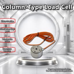 High Precision Flat Column Load Cell 5kg 10kg 50kg 100kg 500kg 1T 2T Pressure Sensor Compression Weighing Transducer