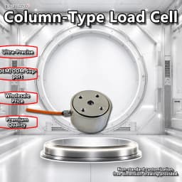 High Precision Flat Column Load Cell 5kg 10kg 50kg 100kg 500kg 1T 2T Pressure Sensor Compression Weighing Transducer