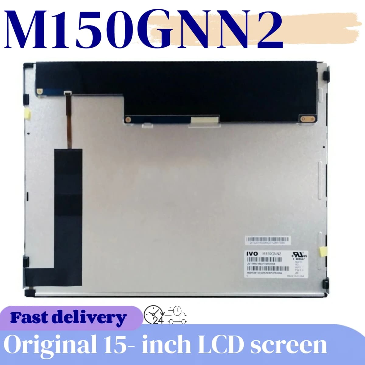 For IVO Original 15 Inch M150GNN2 R0 M150GNN2 R1 M150GNN2 R2 M150GNN2 R3 LCD Screen