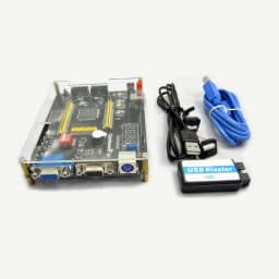 Educational DIY Kit Electronic CycloneIV EP4CE6 EP4CE10 FPGA Development PCB Board + USB Blaster Programmer + Black Box