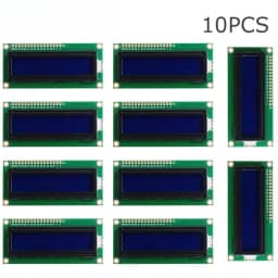 10PCS LCD1602 1602 LCD Module Blue Screen 16x2 Character LCD Display PCF8574T PCF8574 IIC I2C Interface 5V for arduino