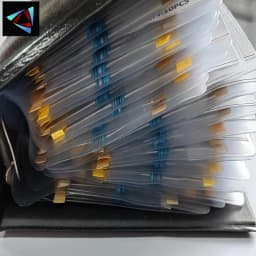 2900Pcs/lot 145 Values 1/8W 0.125W 1% 1-10M Metal Film Resistors Book Assorted Pack Kit Set Lot Resistors Assortment Kits