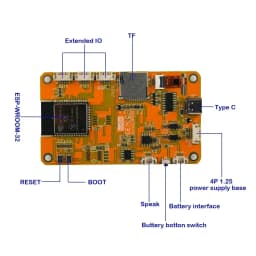 ESP32 2.8" Capacitive Touchscreen JC2432W328C WIFI+Bluetooth Module ST7789 Driver ISP LCD Display with Protect Case for Arduino