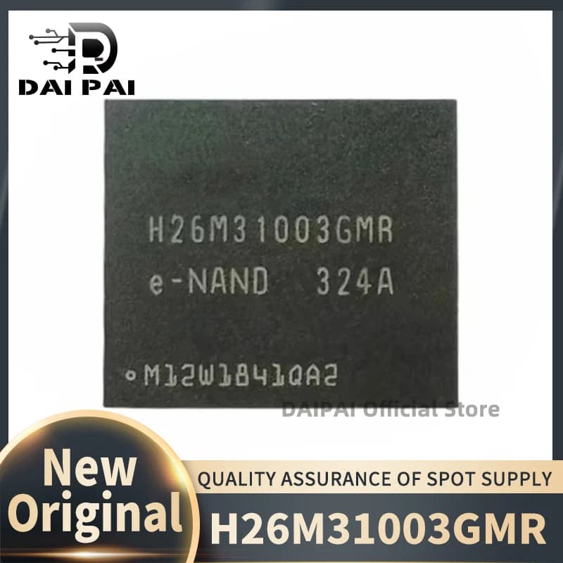 (5Pcs-10Pcs/Lot) 100% New H26M31003GMR H26M31003GM 4GB BGA-153 4.5 E-NAND EMMC Memory IC chip