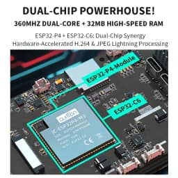4.3-inch IPS capacitive screen (480 * 800) development board supports ESP32-P4/ESP32-C6 touch programming