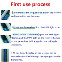 8CH 433M DC 12V Lora Bidirectional Remote IO Controller LED Feedback Indicator NPN In Relay Out Swicth Module Board