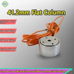 Button Load Cell 0-2000kg Compression Force Sensor 1.0–2.0mV/V 10kHz Stainless Steel High Precision Weighing Transducer